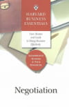 harvard business essentials - negotiation