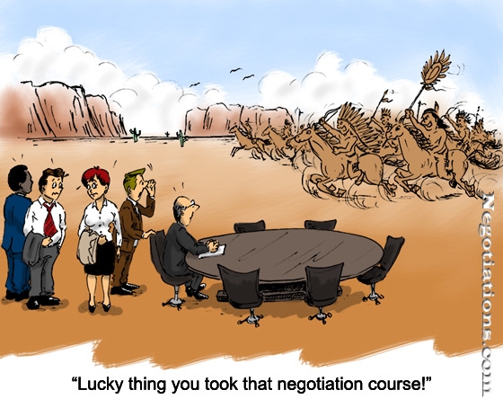 Negotiation Course Defence Cartoon | Negotiation Experts