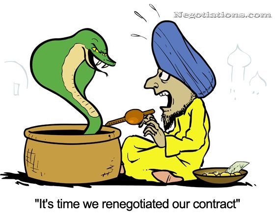 Snake Charmer Renegotiation