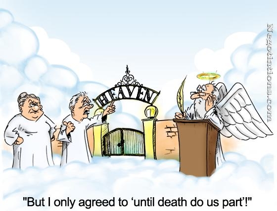 Gates of Heaven Cartoon | Negotiation Experts